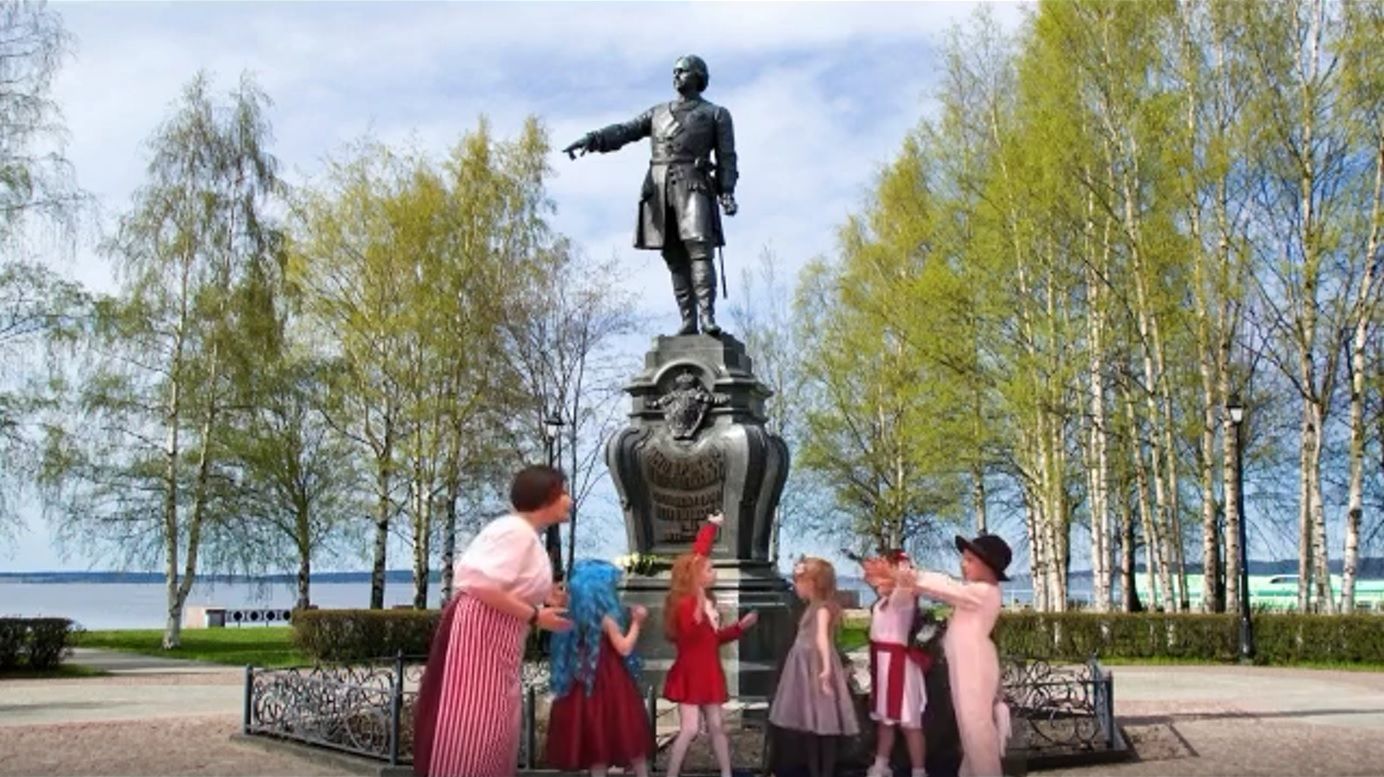 Воспитанники детского сада № 107 совершили виртуальное путешествие по Петрозаводску в игровой форме. Фото: МДОУ 