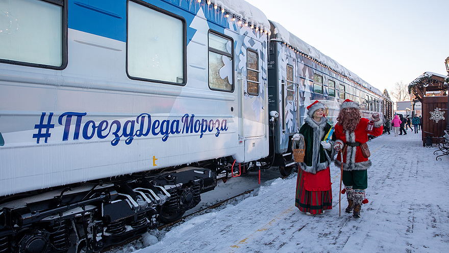 Sortavalasta matkailijat voivat lähteä Ruskealan express -retrojunalla Ruskealan marmoripuistoon. Kuva: RZD-yhtiön kotisivu