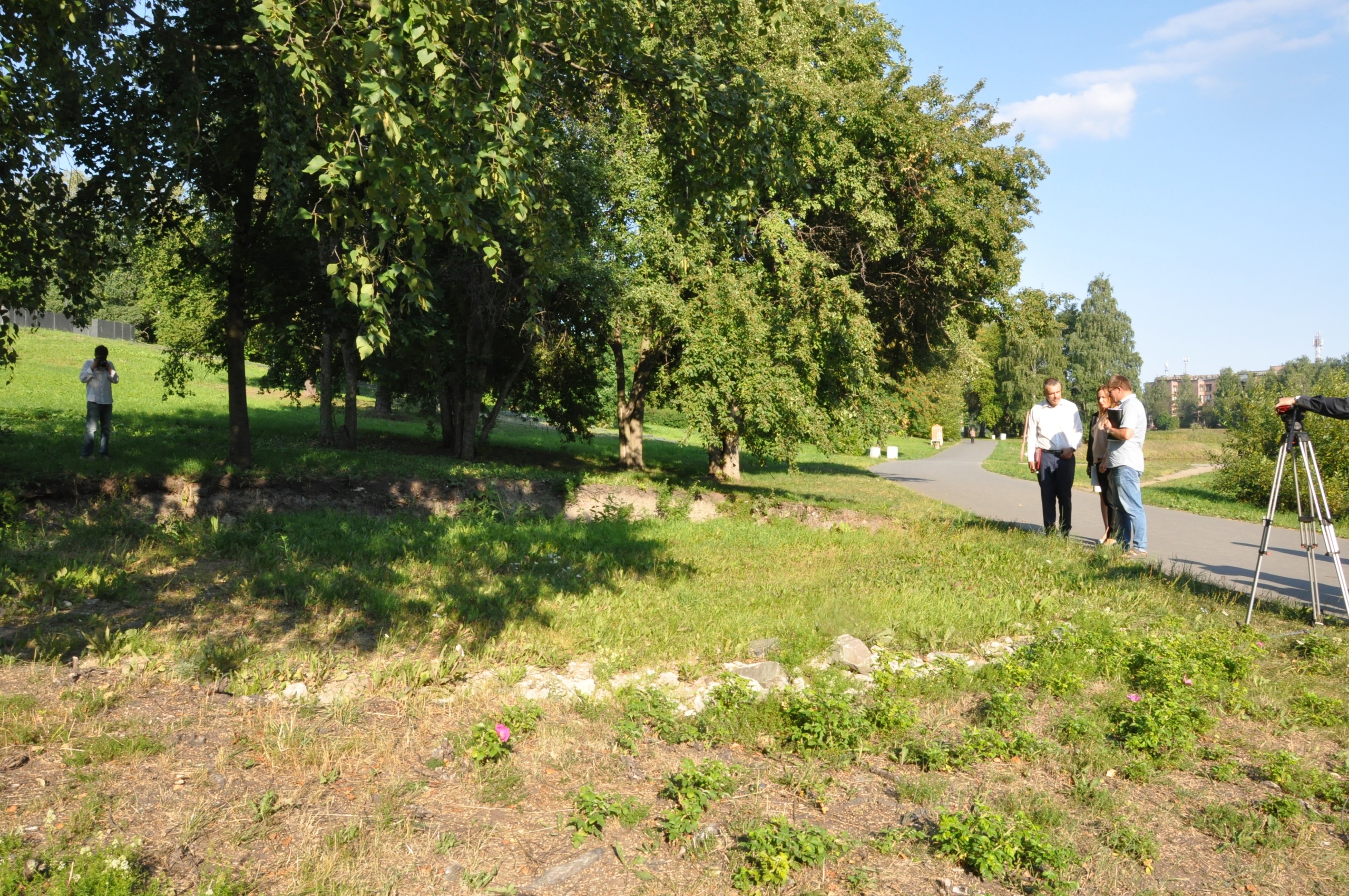 Zaretskin puistoon nousee uusi ympäristötaideteos. Lisäksi kunnostetaan aktiviteettialueet. Kuva: Petroskoin kaupunginjohtaja Vladimir Ljubarskin VKontakte-tili
