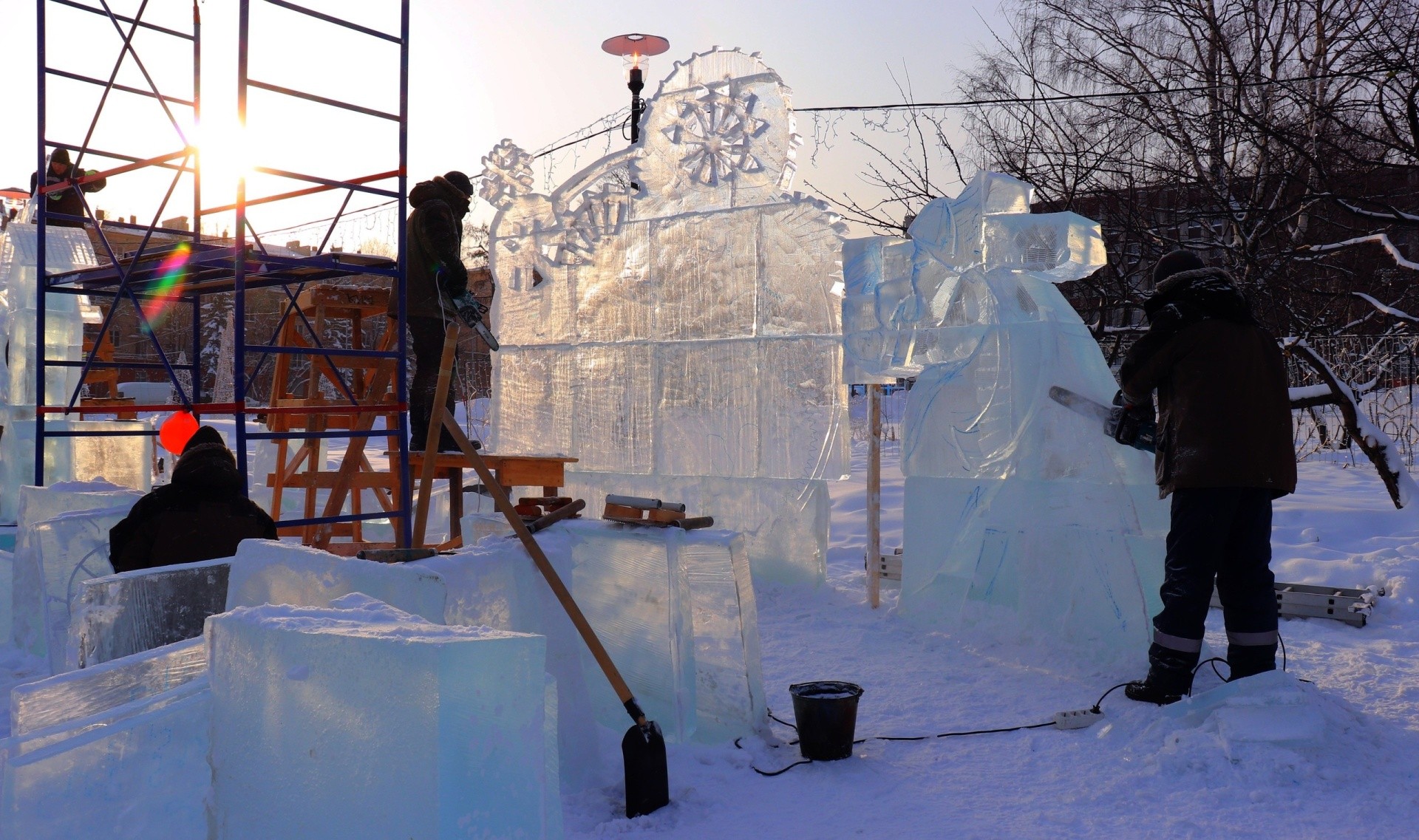 XXI talvifestivalin tapahtumat aletah tuiskukuušša Petroskoissa. 0+. Kuva: Giperboreja-festivalin VKontakte-ryhmä
