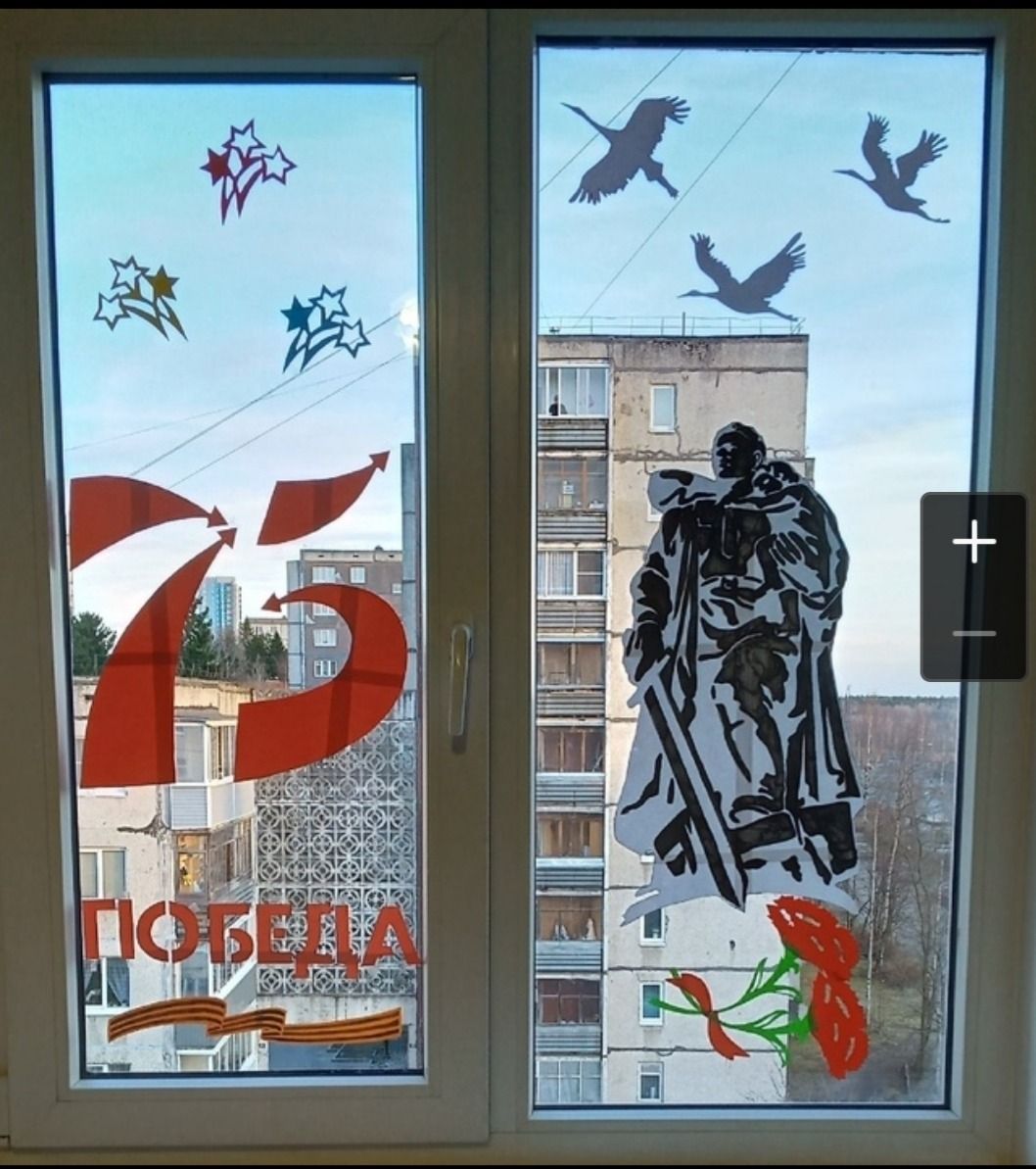 Karjalan asukkaita kutsutaan liittymään yleisvenäläiseen tempaukseen Voiton ikkunat. Kuva: Karjalan päämiehen lehdistöpalvelu 